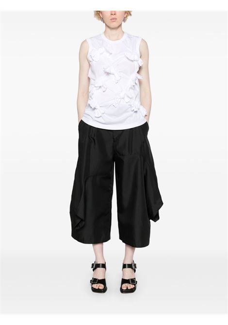 White knot-detailed tank top Comme des garcons - women COMME DES GARCONS | GMT0022